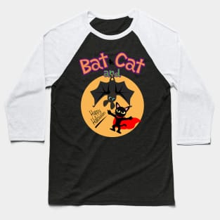 Bat and Cat Baseball T-Shirt